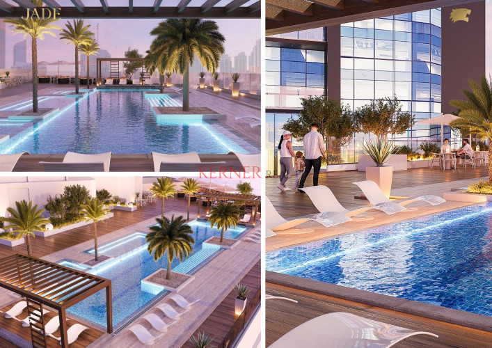 Jade Tower by Tiger Properties in Majan, Dubailand